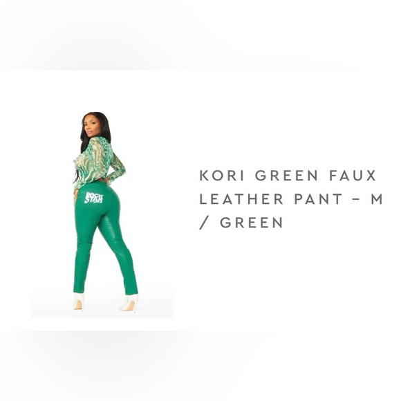 Kori Pants - Kori Vibrant Green Skinny Pants